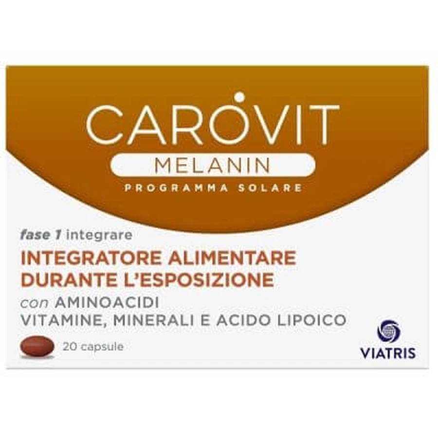 Carovit melanin sun program 20 capsules