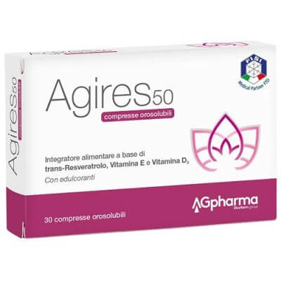 Agires 50 30 comprimés orosolubles boîte 5,4 g