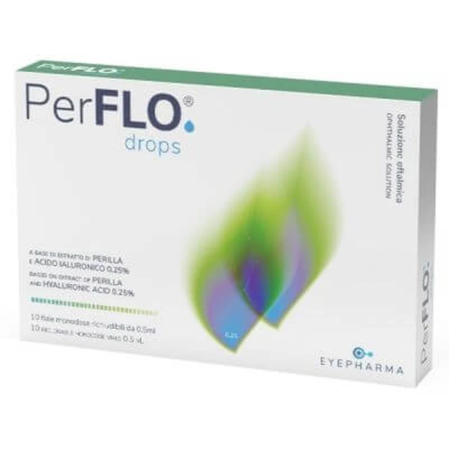 Perflo Tropfen Augentropfen 10 Einzeldosis-Ampullen