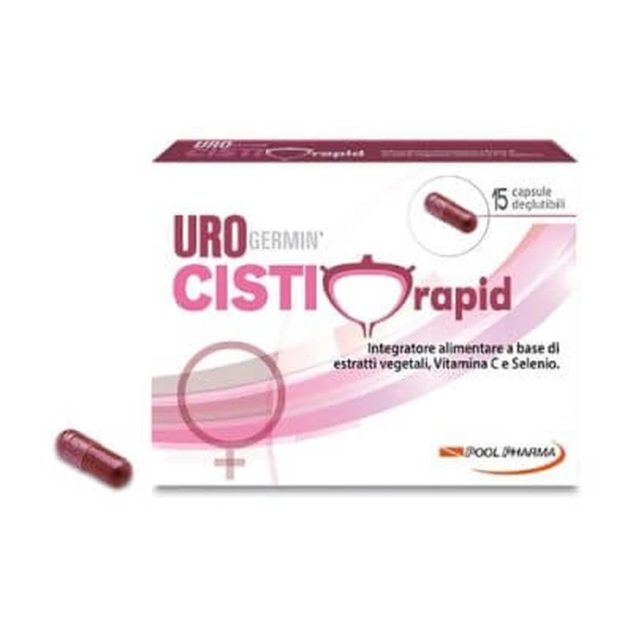 Urogermin cyst fast 15 capsules to swallow
