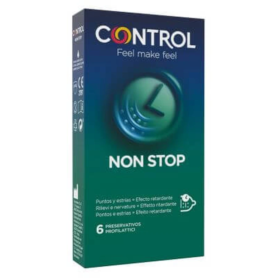 Non-stop control points and lines 6 pieces
