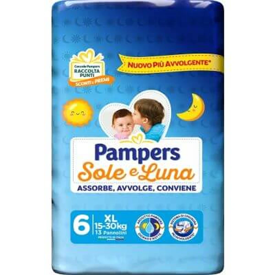 Pampers sun moon xl 13 pieces