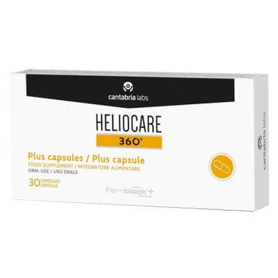Heliocare 360 plus 30 capsules