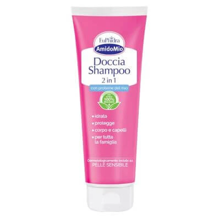 Euphidra amidomio shower shampoo 2 in 1 250 ml