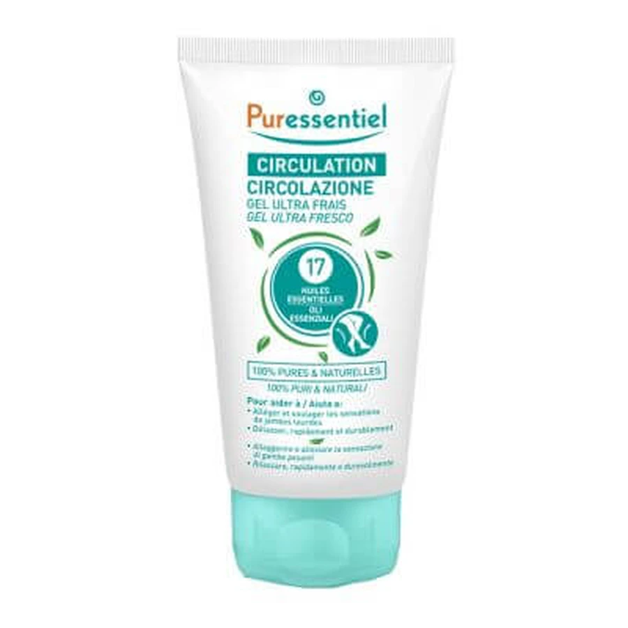 Puressentiel ultra fresh Zirkulationsgel 17 ätherische Öle 125 ml