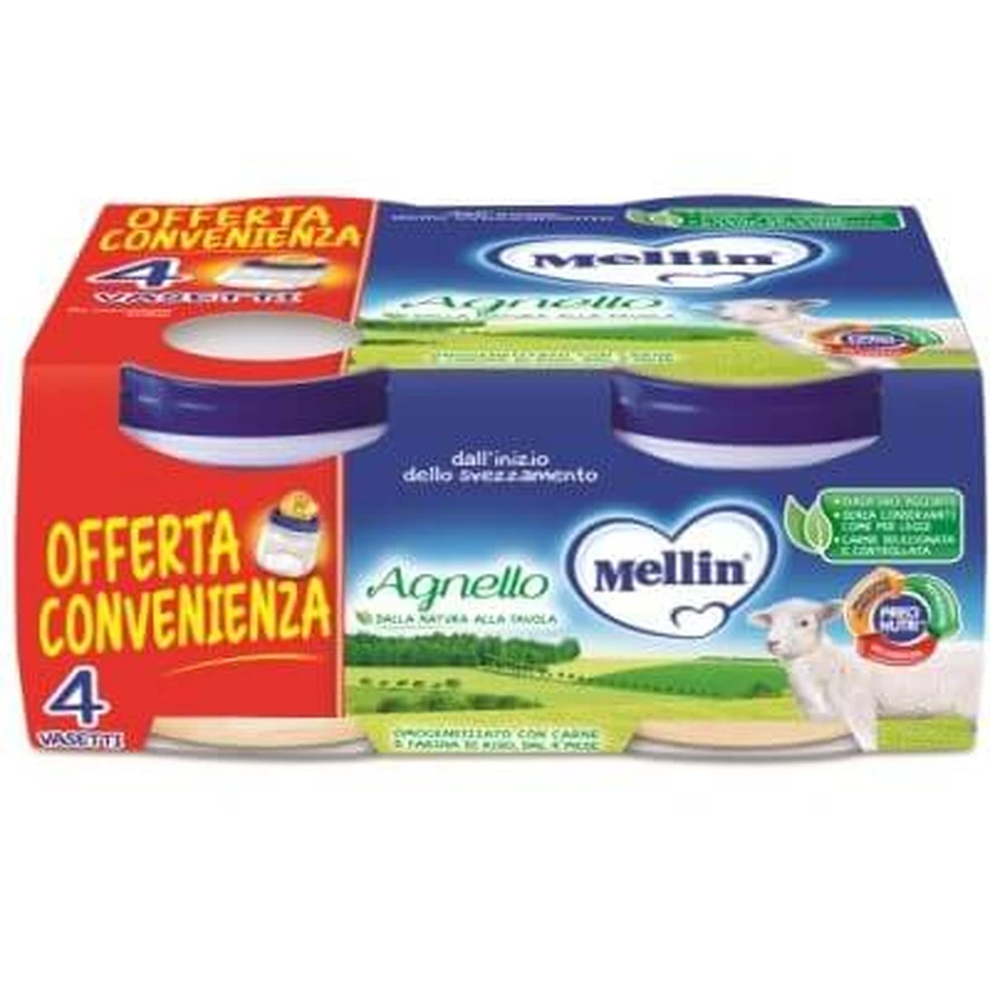 Homogenized lamb Mellin 4 pieces x 80 g