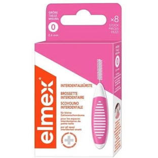 Elmex pink interdental brush 0.4 mm 8 pieces