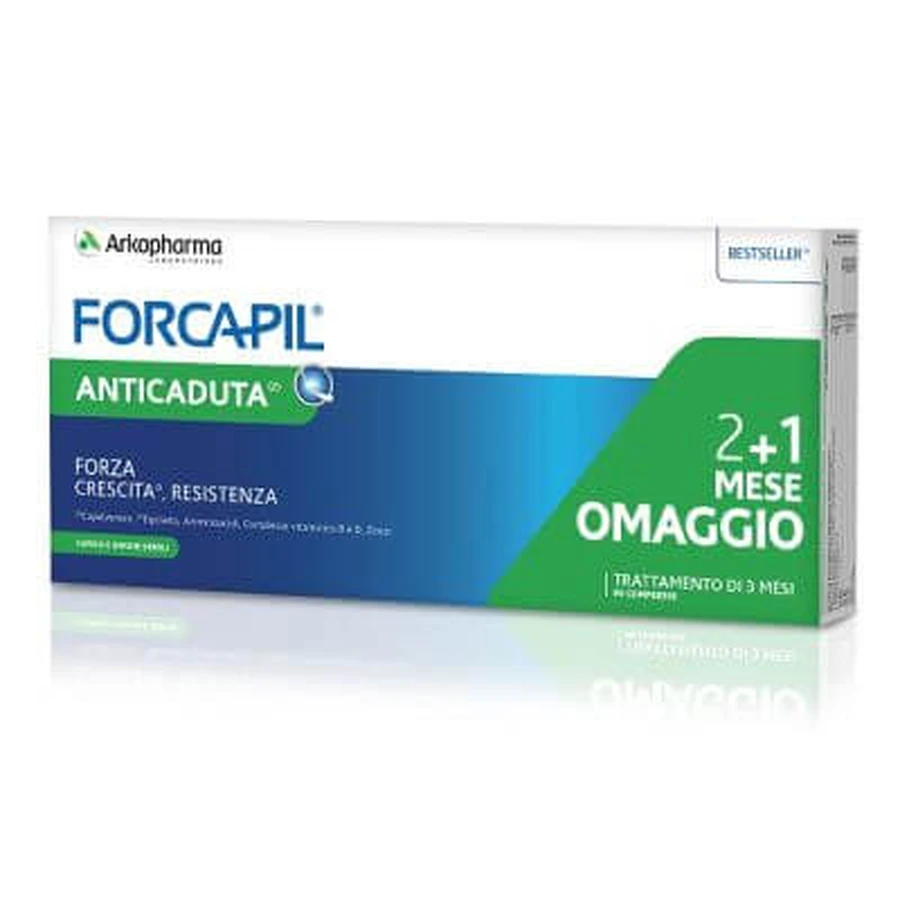 Forcapil gegen Haarausfall 90cpr 2 + 1 Monat gratis