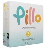 Pillo enjoy midi nappies 6 10 kg size 3 28 pieces