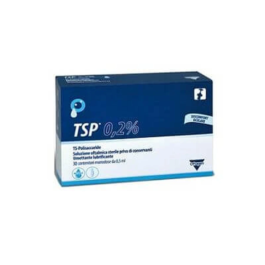 Tsp 0.2% ophthalmic moistening lubricant solution 30 single-dose vials 0.5 ml