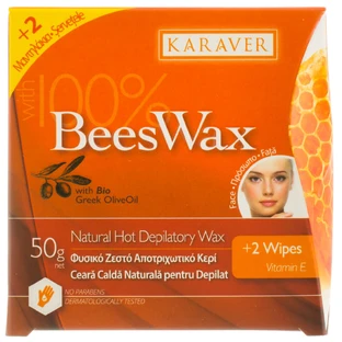 Warm depilatory wax Bees Wax, 50 g, Karaver