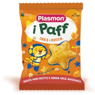 Plasmon paff paff garbanzos, garbanzos, calabaza 15 g