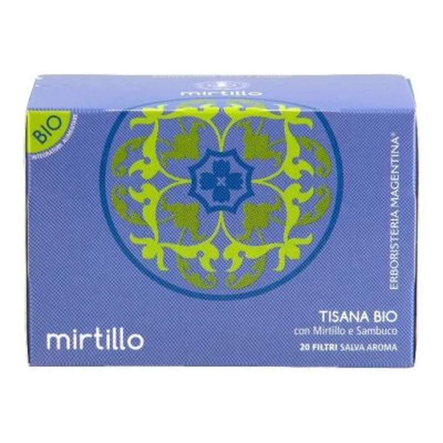 Organic blueberry herbal tea 20 filters