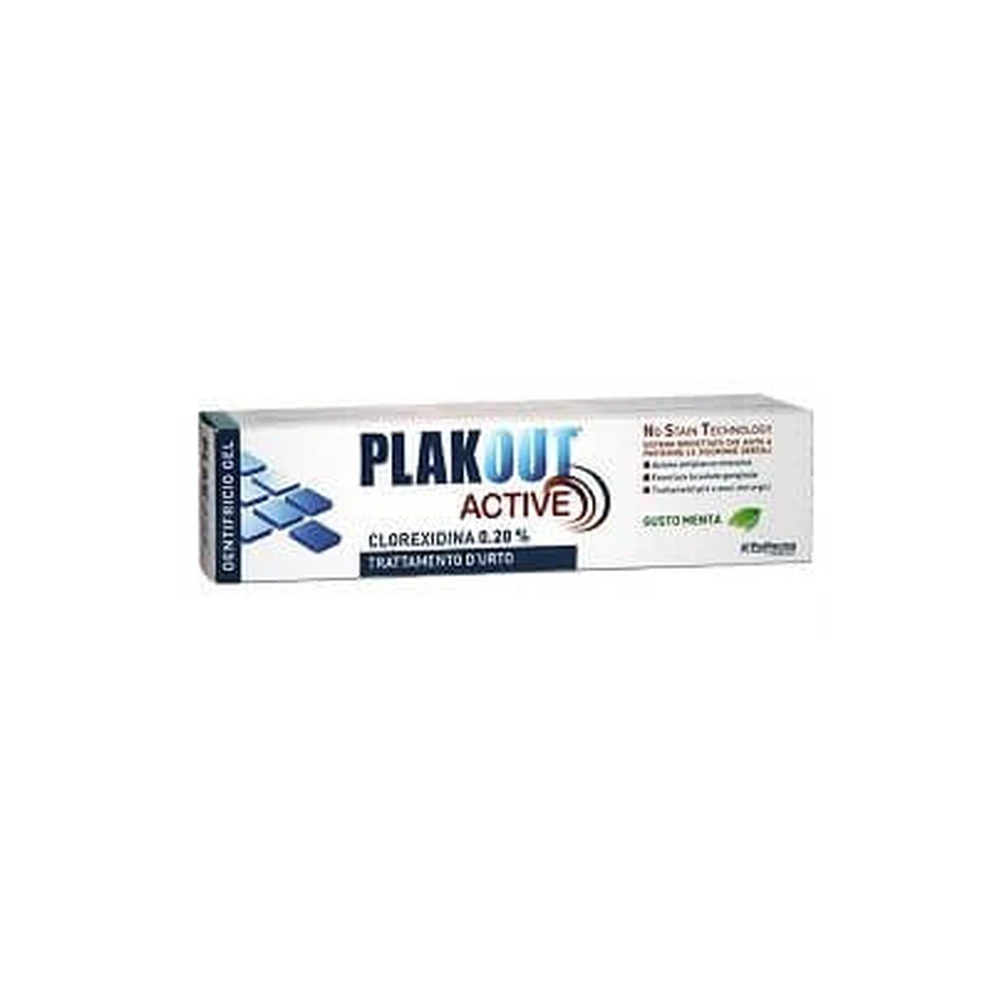 Emoform plakout actieve tandpasta 0,20%.