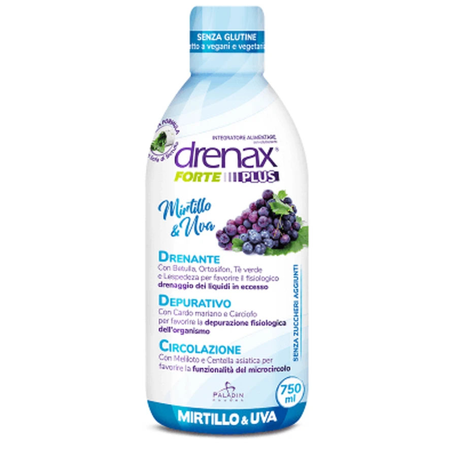Drenax forte plus original with cranberries and grapes 750 ml
