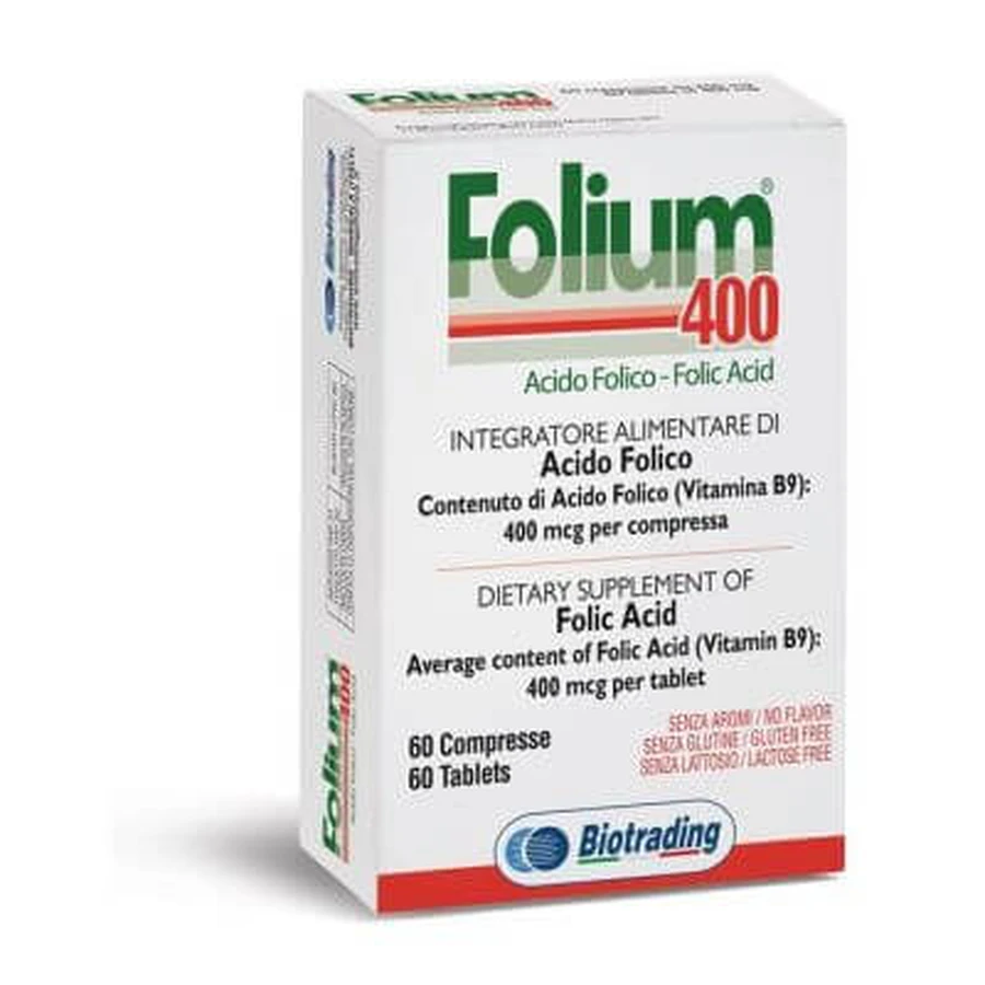 Folium 400 60 tabletten