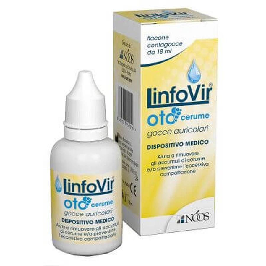 Linfovir oto cerumen gouttes auriculaires 18 ml