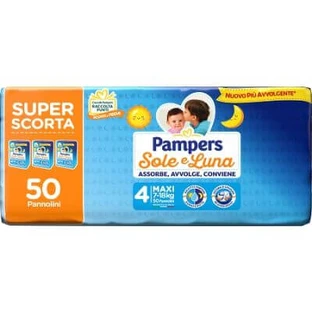 Pampers sun moon trio maxi 50 pieces