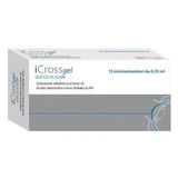 icross oogdruppels cross-linked hyaluronzuur gel oogdruppels 0,4% 15 stuks van 0,35 ml