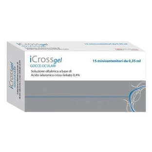 icross eye drops cross-linked hyaluronic acid gel eye drops 0.4% 15 pieces of 0.35 ml