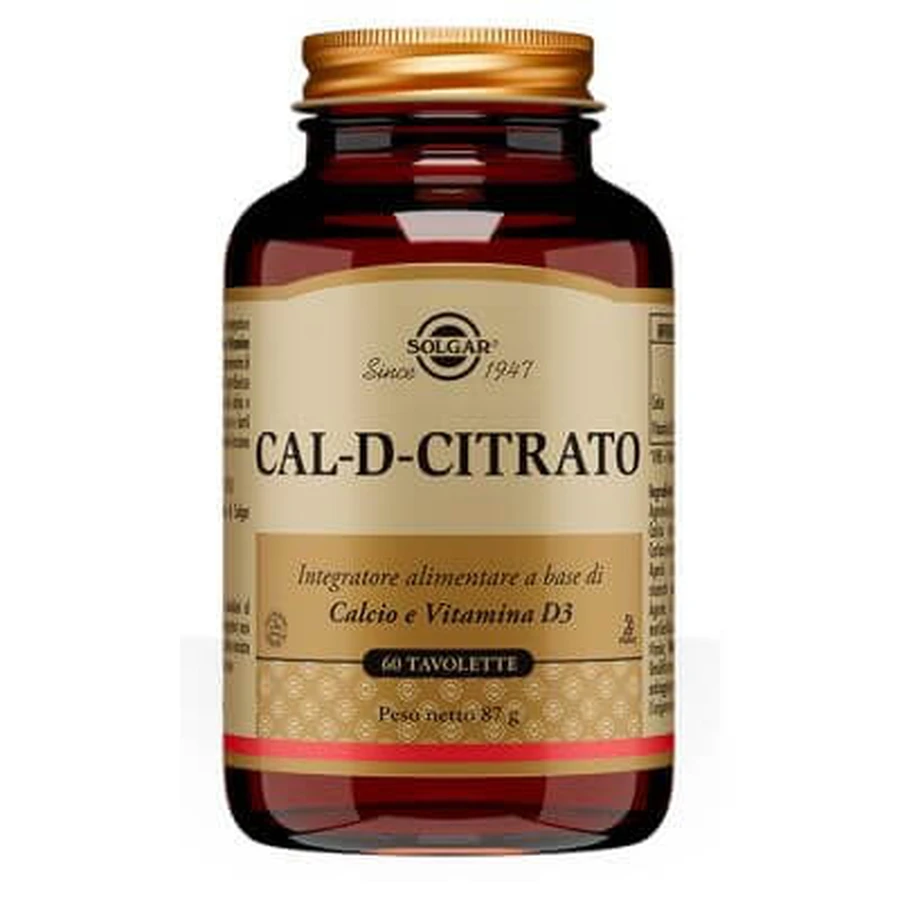 Cal d citrate 60 comprimés