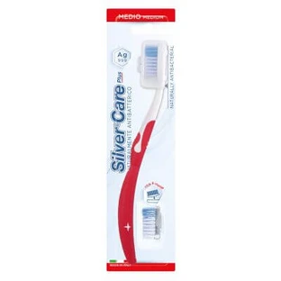 Cepillo dental Silvercare plus medium + recambio