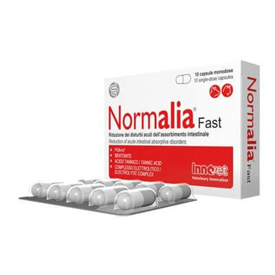 Normalia fast 10 single-dose capsules