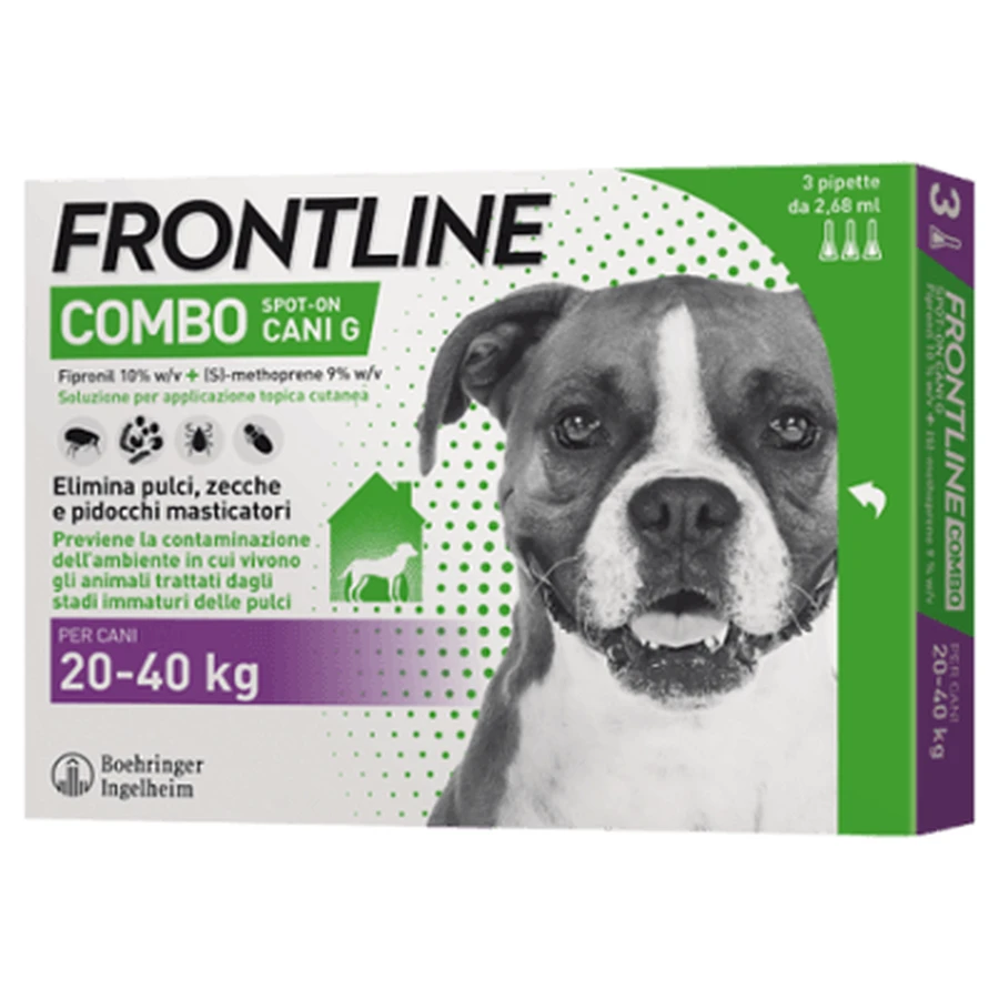 Frontline combo*3pip 20-40kg c