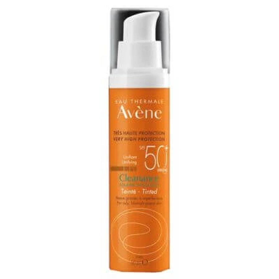 Avene sol cleanance spf50+ tinted new formula 50 ml