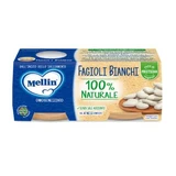 Fasole albă omogenizată Mellin 2 x 80 g