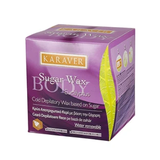 Cold depilatory wax with Eucalyptus Sugar Wax, 380 g, Karaver
