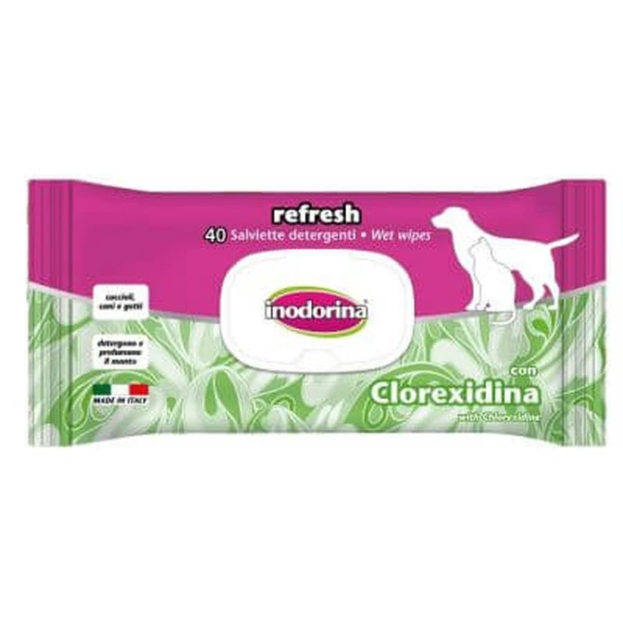 Chlorhexidine odorless wipes 40 pieces
