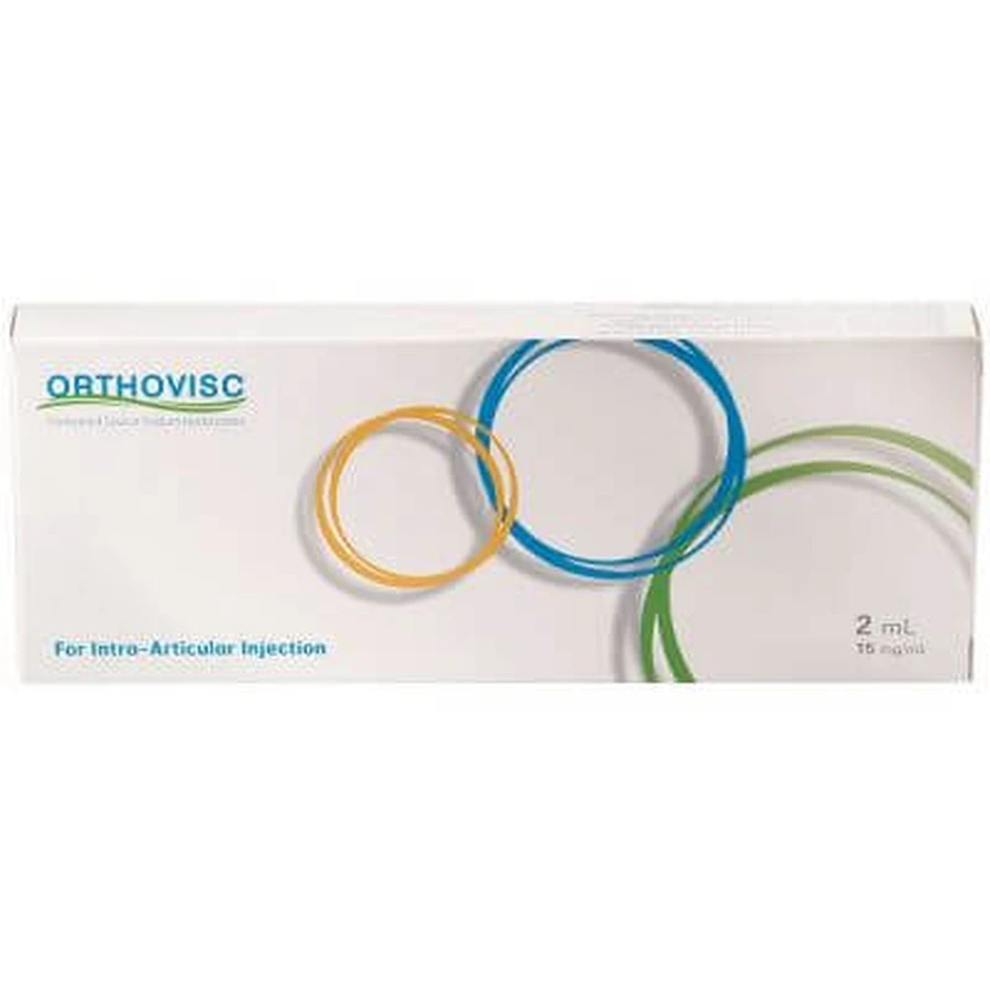 Orthovisc intra-articulaire injectiespuit 2 ml 15 mg/ml 3 stuks
