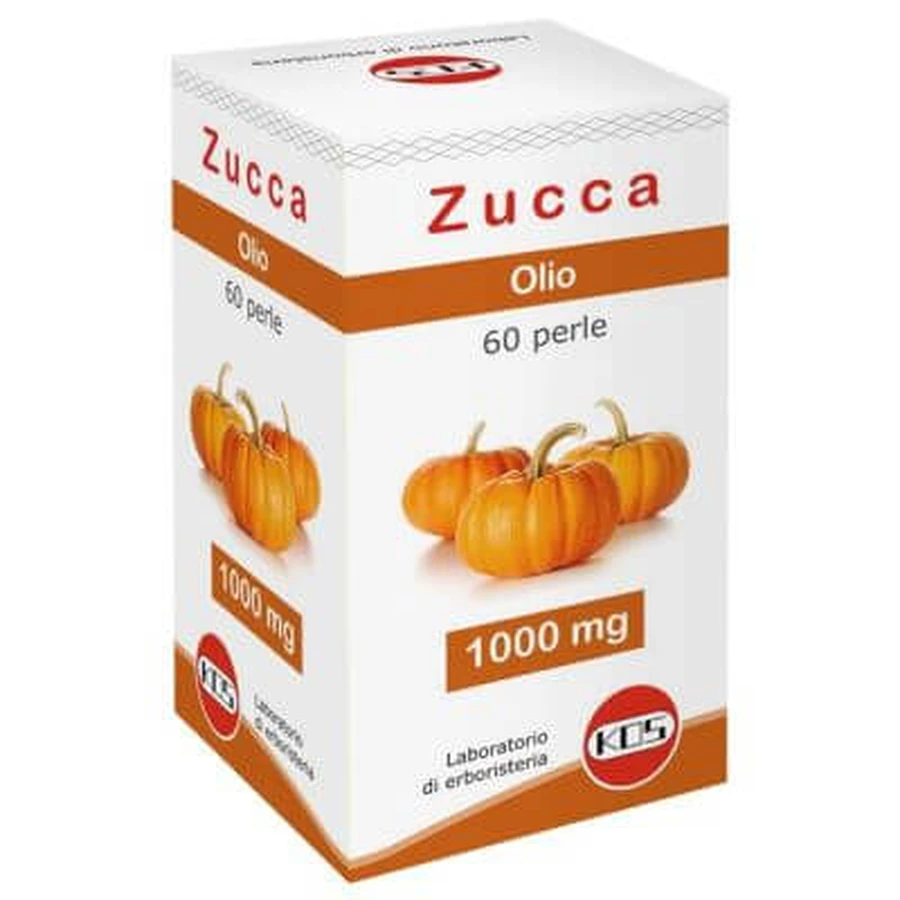 Pompoenolie 60 parels 1000 mg