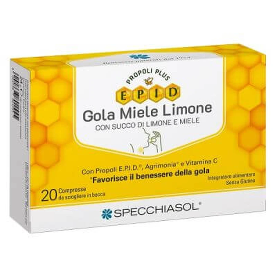 Epid Hals Honig Zitrone 20 Tabletten