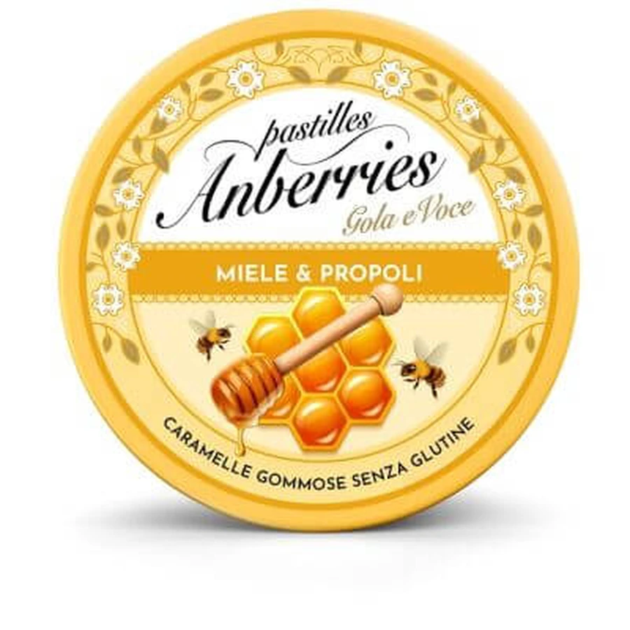 Anberries honey&propolis gummy sweets 50 g