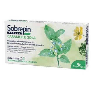 Sobrepin Nature caramelos para la garganta 20 comprimidos
