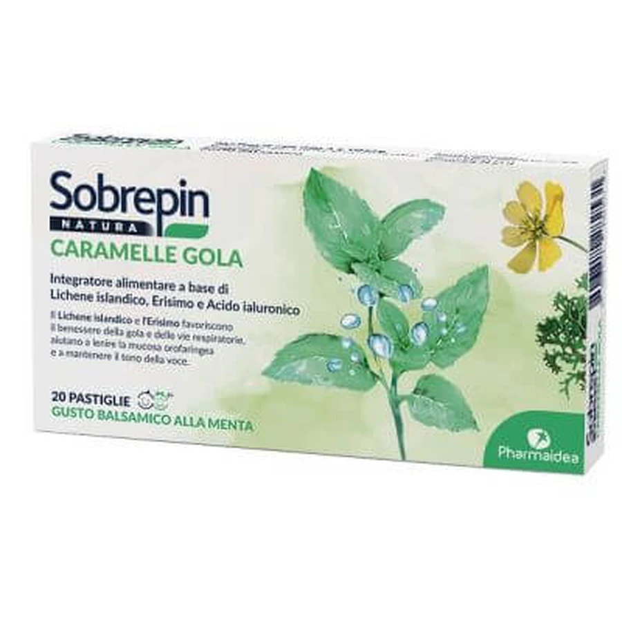 Sobrepin Nature caramelos para la garganta 20 comprimidos