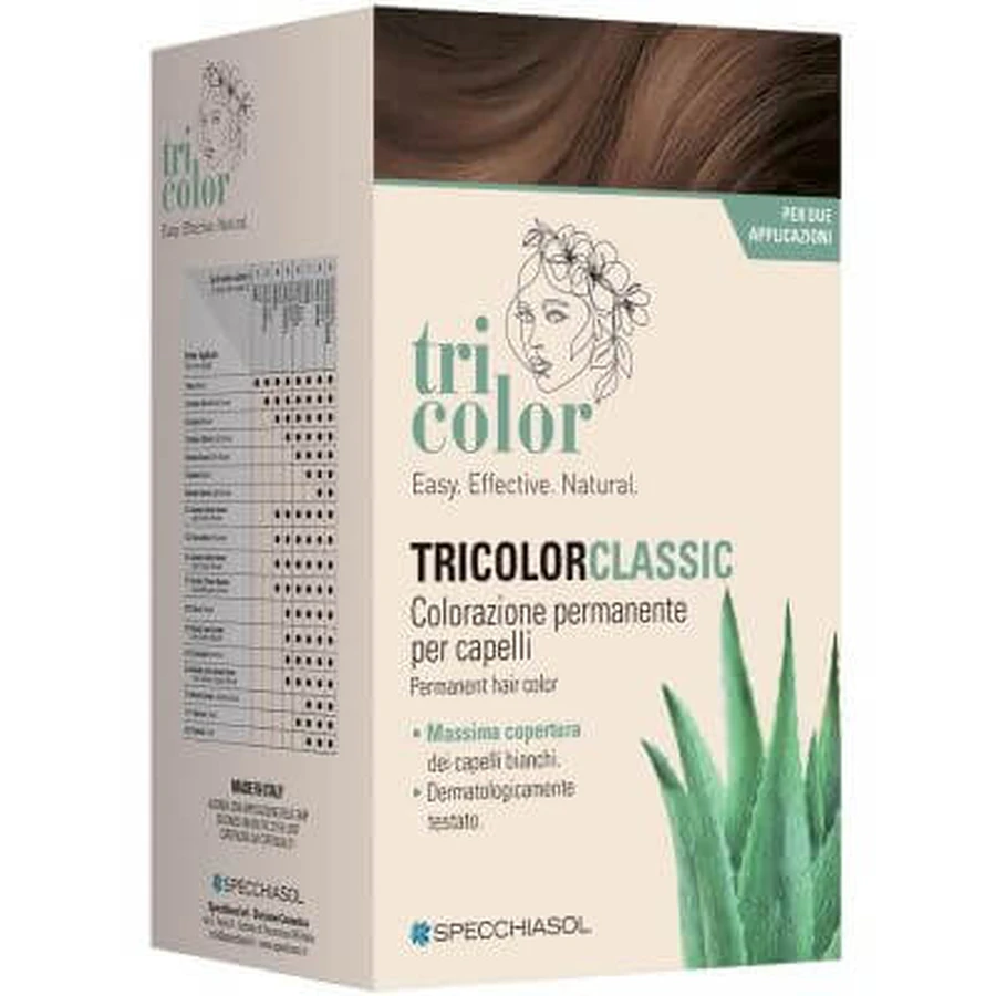 Tricolor classic 5.4 copper 2 tubes 50 ml + 2 shakers 50 ml + 4 sachets 8 ml