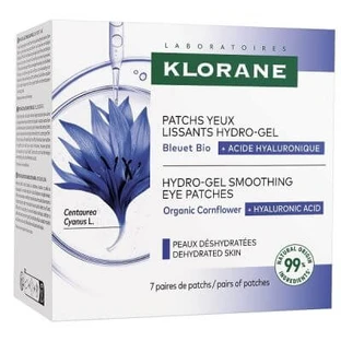 Klorane bleuet lev hydro-gel eye patches 7 pieces of 2 patches