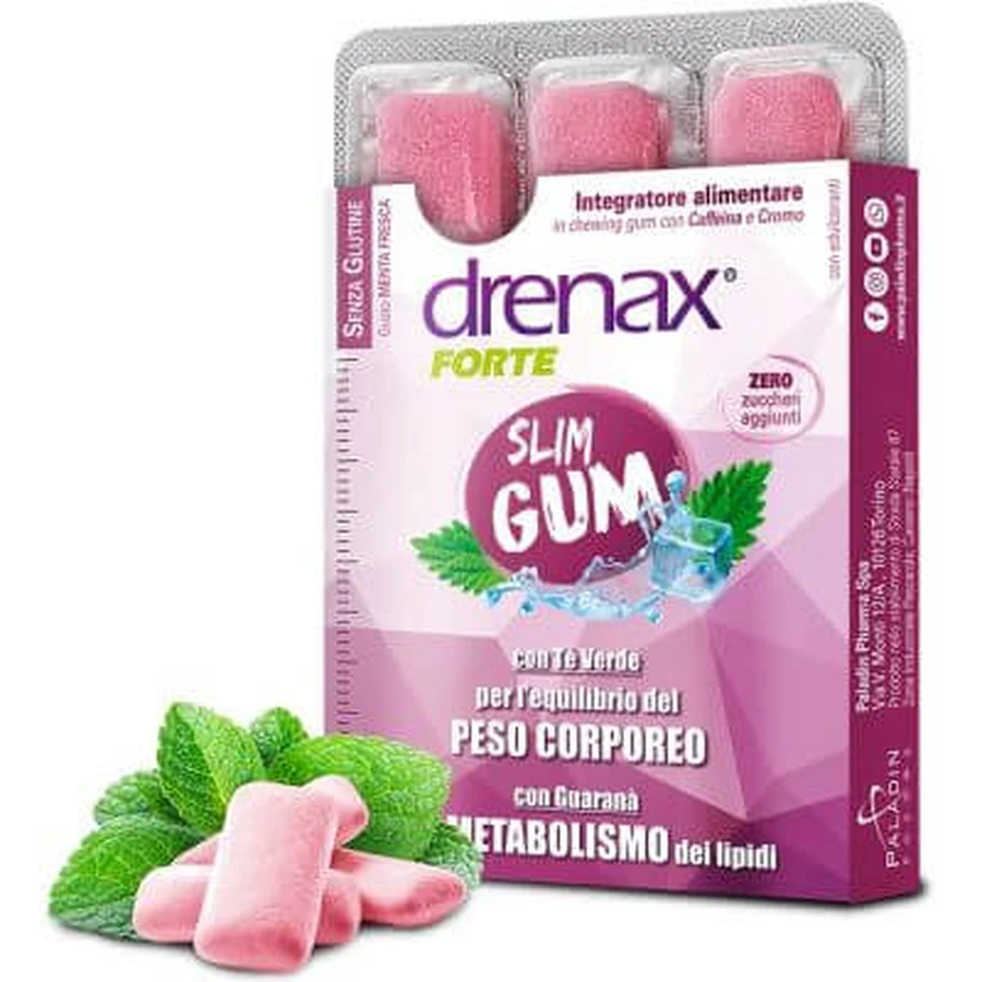 Drenax slim schlank machen 9 Kaugummi