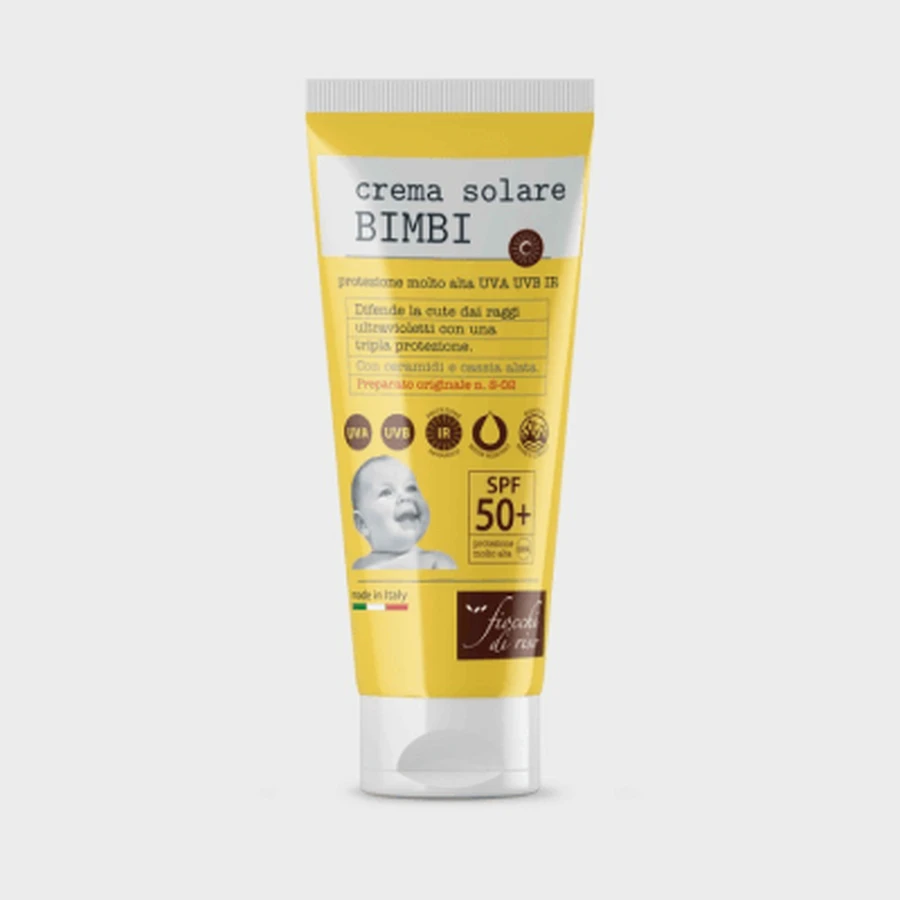 Rijstvlokken kinder zonnebrandcrème 50+ 100 ml
