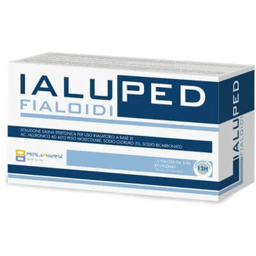 Solution saline hypertonique Ialuped 15 ampoules 5 ml
