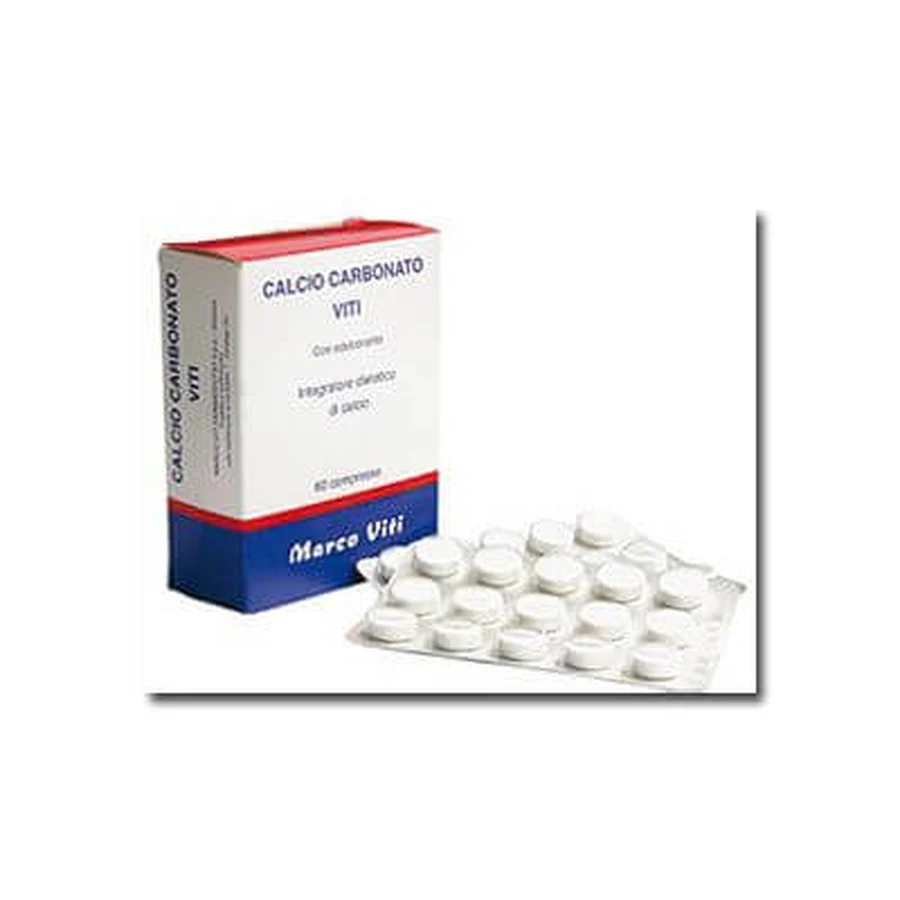 Calcium carbonate screws 60 tablets