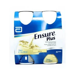 Ensure plus banaan 4 fles 200 ml