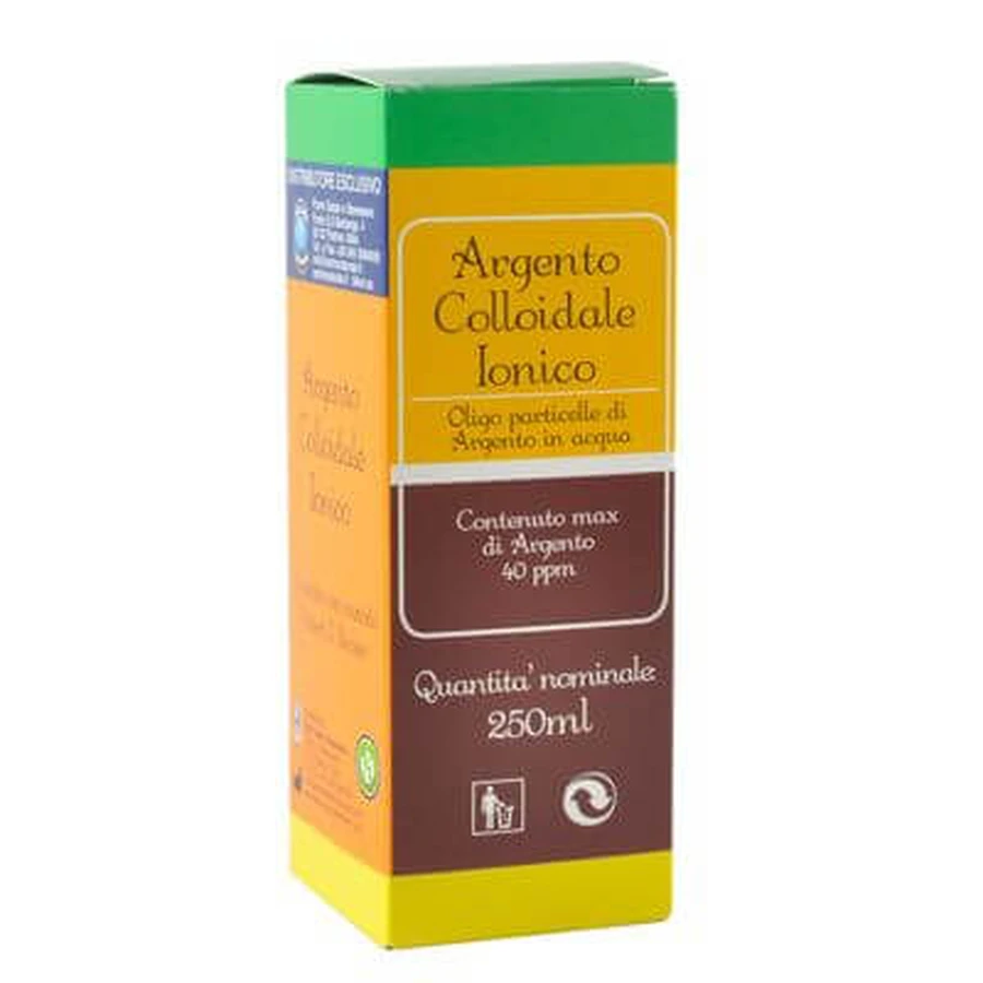 Certified colloidal ionic silver 40ppm 250 ml
