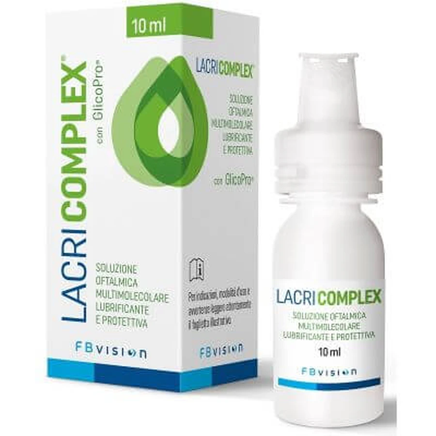 Lacricomplex multimolecular lubricating protective ophthalmic solution 10 ml