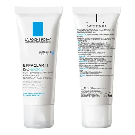 La Roche-Posay Effaclar H Iso-Biome moisturizing and soothing cream for oily, fragile skin, 40ml