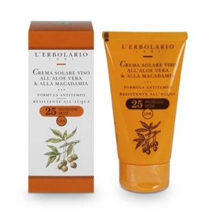 Protector solar facial spf25 aloe vera y macadamia 75 ml
