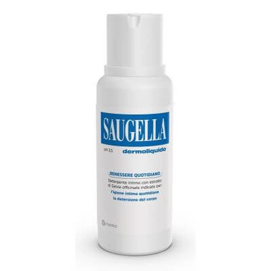 Saugella dermoliquid ph 3,5 limpieza íntima bienestar diario 250 ml